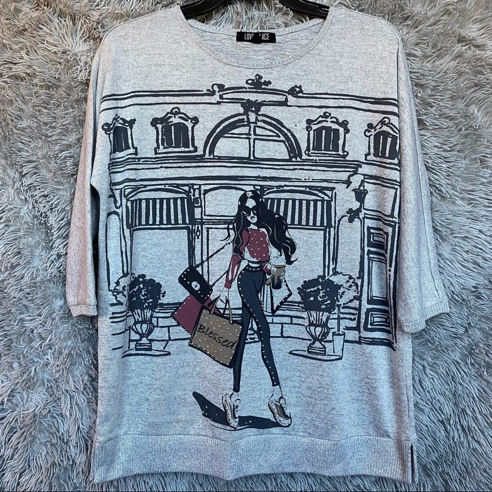 Woman 3/4 sleeve sweaters| women clothes| size Medium ‼️
